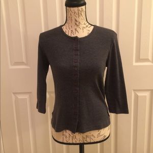 Guess Jeans top grey top size medium